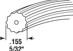 Prime-Line 0.16 in. D X 500 ft. L Screen Spline