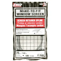 Prime-Line 0.12 in. D X 25 ft. L Screen Spline