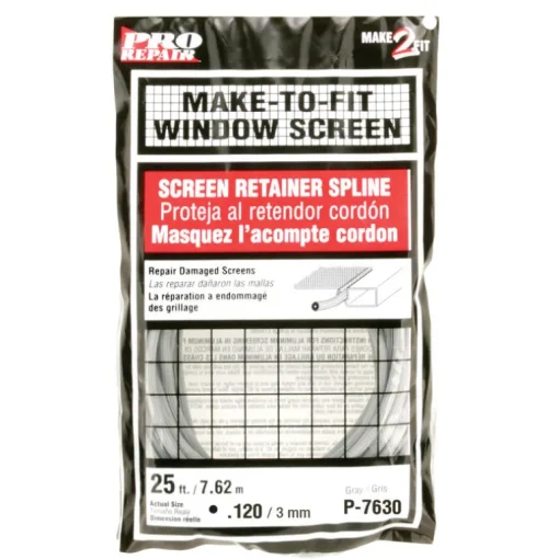 Prime-Line 0.12 in. D X 25 ft. L Screen Spline