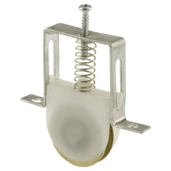 Prime-Line 1 in. D X 1/4 in. L Aluminum/Steel Roller Assembly 2 pk