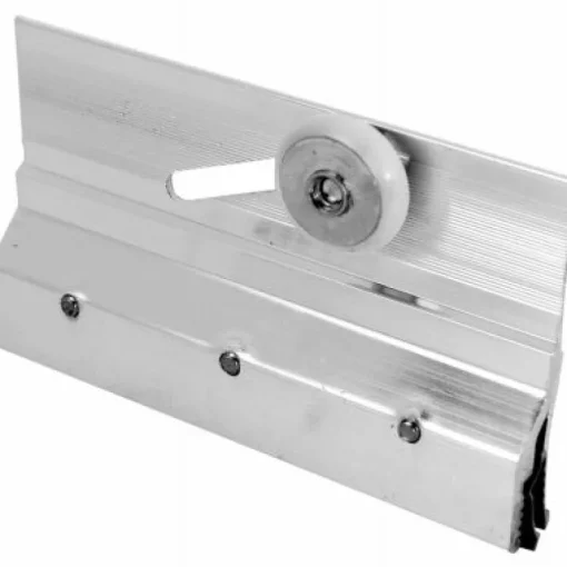Prime-Line 3/4 in. D X 3.5 in. L Chrome Aluminum/Nylon Roller Assembly 2 pk