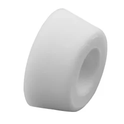 Prime-Line 7/8 in. D X 0.44 in. L Matte White Rubber Bumper 4 pk