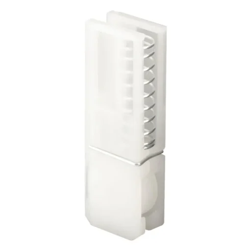 Prime-Line 3/4 in. D X 1/4 in. L Matte White Nylon Roller Assembly 2 pk