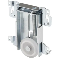 Prime-Line 1-3/8 in. D X 1/4 in. L Mill Plastic/Steel Mirror Door Bottom Roller 1 pk