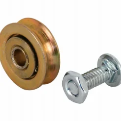 Prime-Line 1 in. D X 5/16 in. L Mill Steel Roller Assembly 2 pk