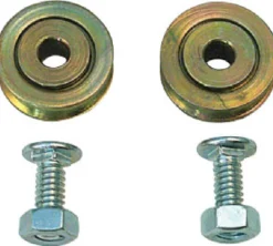 Prime-Line 1 in. D X 5/16 in. L Mill Steel Roller Assembly 2 pk
