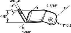 Prime-Line 1 in. D X 1/4 in. L Nylon/Steel Roller 2 pk