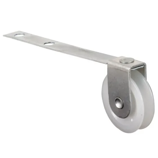 Prime-Line 1 in. D X 1/4 in. L Plastic/Steel Spring Tension Roller Assembly 2 pk