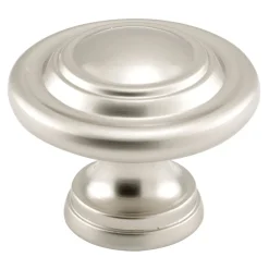 Prime-Line 1-11/16 in. D X 1.69 in. L Satin Silver Metal Bi-Fold Door Knob 1 pk