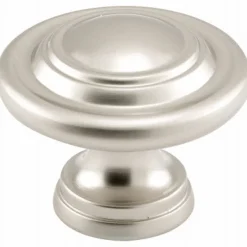 Prime-Line 1-11/16 in. D X 1.69 in. L Satin Silver Metal Bi-Fold Door Knob 1 pk