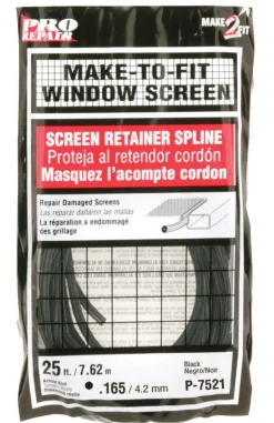 Prime-Line 0.17 in. D X 300 in. L Screen Spline