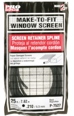 Prime-Line 0.21 in. D X 300 in. L Screen Spline