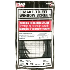 Prime-Line 0.25 in. D X 300 in. L Screen Spline