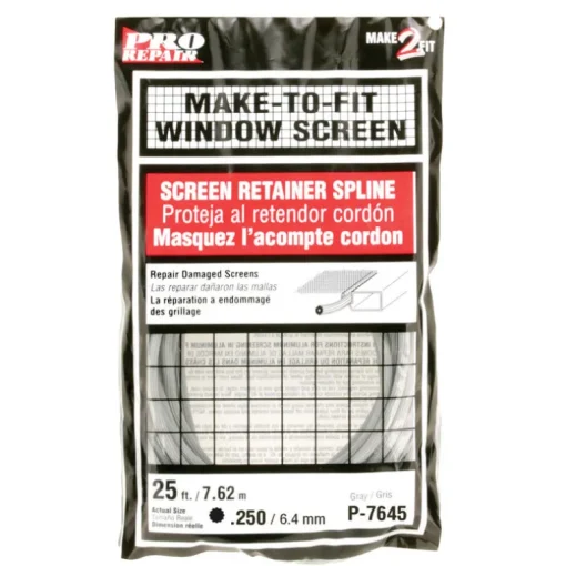 Prime-Line 0.25 in. D X 300 in. L Screen Spline