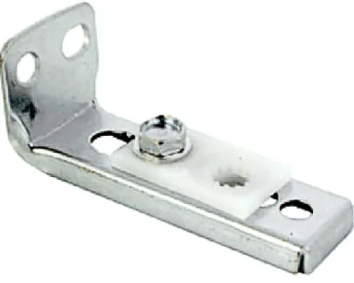 Prime-Line 0.31 in. D X 2.94 in. L Zinc-Plated Silver Steel Bracket 1 pk