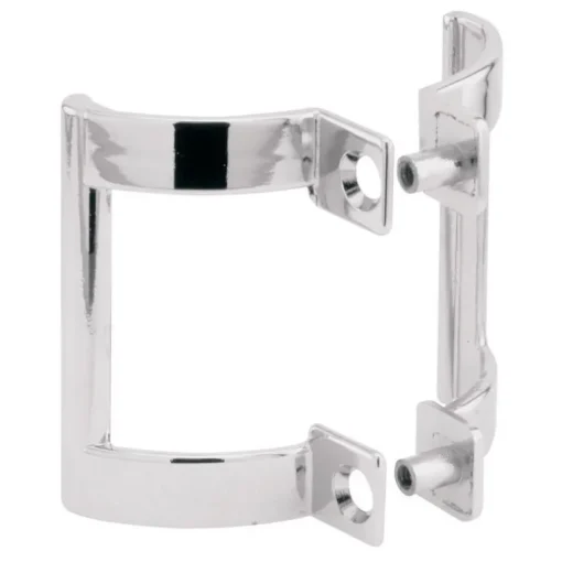 Prime-Line 2 in. H X 1-1/5 in. W Chrome Silver Frameless Shower Door Handle