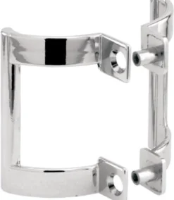 Prime-Line 2 in. H X 1-1/5 in. W Chrome Silver Frameless Shower Door Handle