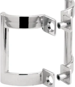 Prime-Line 2 in. H X 1-1/5 in. W Chrome Silver Frameless Shower Door Handle