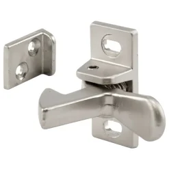 Prime-Line 1.3 in. H X 0.63 in. W X 0.9 in. D Satin Nickel Steel Elbow Catch