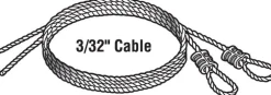 Prime-Line 104 in. L 75 lb Torsion Spring Cable