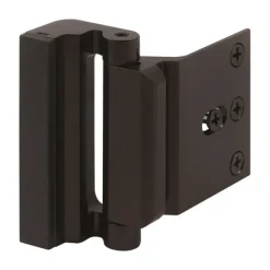 Prime-Line 3 in. L Oil Rubbed Bronze Bronze Aluminum Entry Door Blocker 1 pk