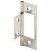 Prime-Line 3 in. L Satin Nickel Bi-fold Door Hinge 2 pk