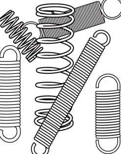 Prime-Line 4.625 in. L X 2.9 in. D Extension and Compression Assortment Spring 1 pk
