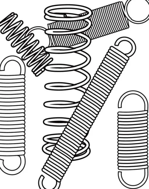 Prime-Line 4.625 in. L X 2.9 in. D Extension and Compression Assortment Spring 1 pk