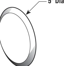 Prime-Line 1/4 in. W Vinyl White Wall Protector Mounts to wall 5 in.