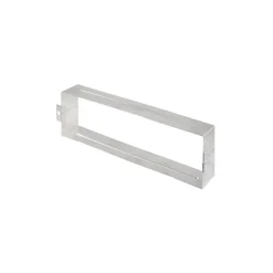 Prime-Line 7.5 in. W X 2.25 in. H Satin Nickel Mail Slot Sleeve