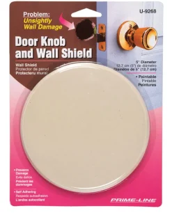 Prime-Line 1/4 in. W X 5 in. L Vinyl Ivory Wall Protector Mounts to wall 5 in.
