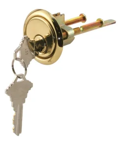 Prime-Line 6 in. W X 9.25 in. L X 1-3/4 in. D Diecast Rim Cylinder Lock