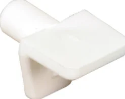 Prime-Line White Plastic Shelf Support Peg 5 mm Ga. 0.7 in. L