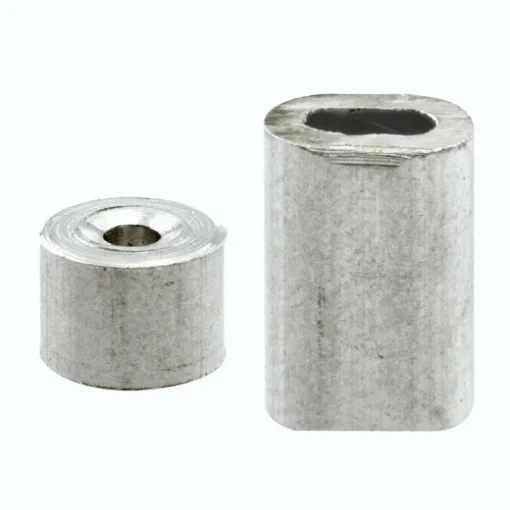 Prime-Line Aluminum Cable Ferrules and Stops