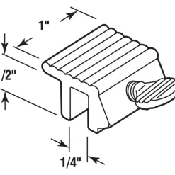 Prime-Line Aluminum Window Lock 1 pk