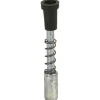Prime-Line Black Aluminum Window Screen Plunger Latch 7/32 in. W X 1-1/2 in. L 1 pk