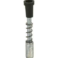 Prime-Line Black Aluminum Window Screen Plunger Latch 7/32 in. W X 1-1/2 in. L 1 pk