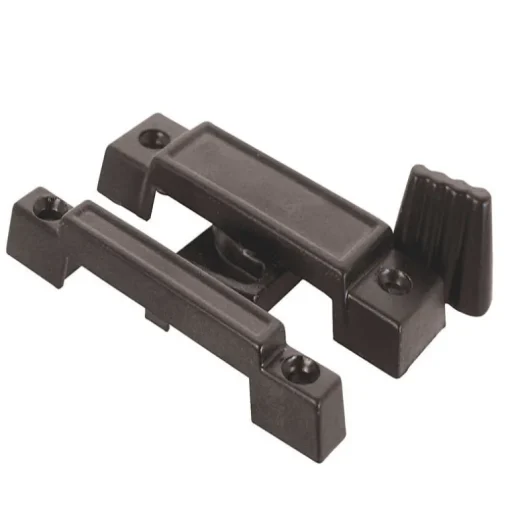Prime-Line Black Die-Cast Zinc Sash Lock 1 pk