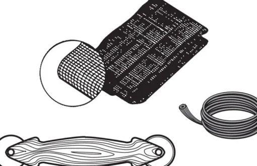 Prime-Line Black Fiberglass Screen Door Repair Kit 48 in. W X 84 in. L 1 pk