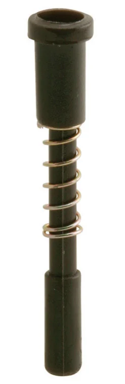 Prime-Line Black Nylon Window Screen Plunger Latch 1-1/2 in. L 1 pk
