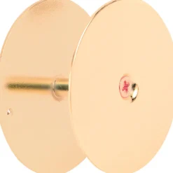 Prime-Line Brass Plated Steel Hole Cover Plate 1 pk