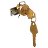 Prime-Line Brass Plated Steel Counter Clockwise Mailbox Lock