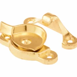 Prime-Line Brass-Plated Gold Die-Cast Zinc Sash Lock 1 pk
