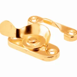 Prime-Line Brass-Plated Gold Steel Sash Lock 1 pk