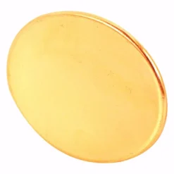 Prime-Line Bright Brass Knob Right or Left Handed