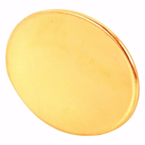 Prime-Line Bright Brass Knob Right or Left Handed
