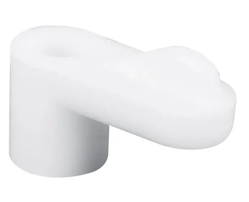 Prime-Line Bright White Plastic Screen Clip For 3/8 inch 12 pk