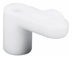 Prime-Line Bright White Plastic Screen Clip For 7/16 inch 12 pk