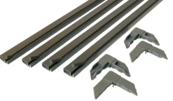 Prime-Line Bronze Aluminum 5/16 in. W X 3/4 in. L Screen Frame Kit 1 pk