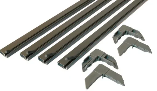 Prime-Line Bronze Aluminum 5/16 in. W X 3/4 in. L Screen Frame Kit 1 pk